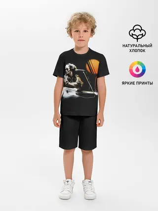 Детская пижама с шортами / Виктор Цой.