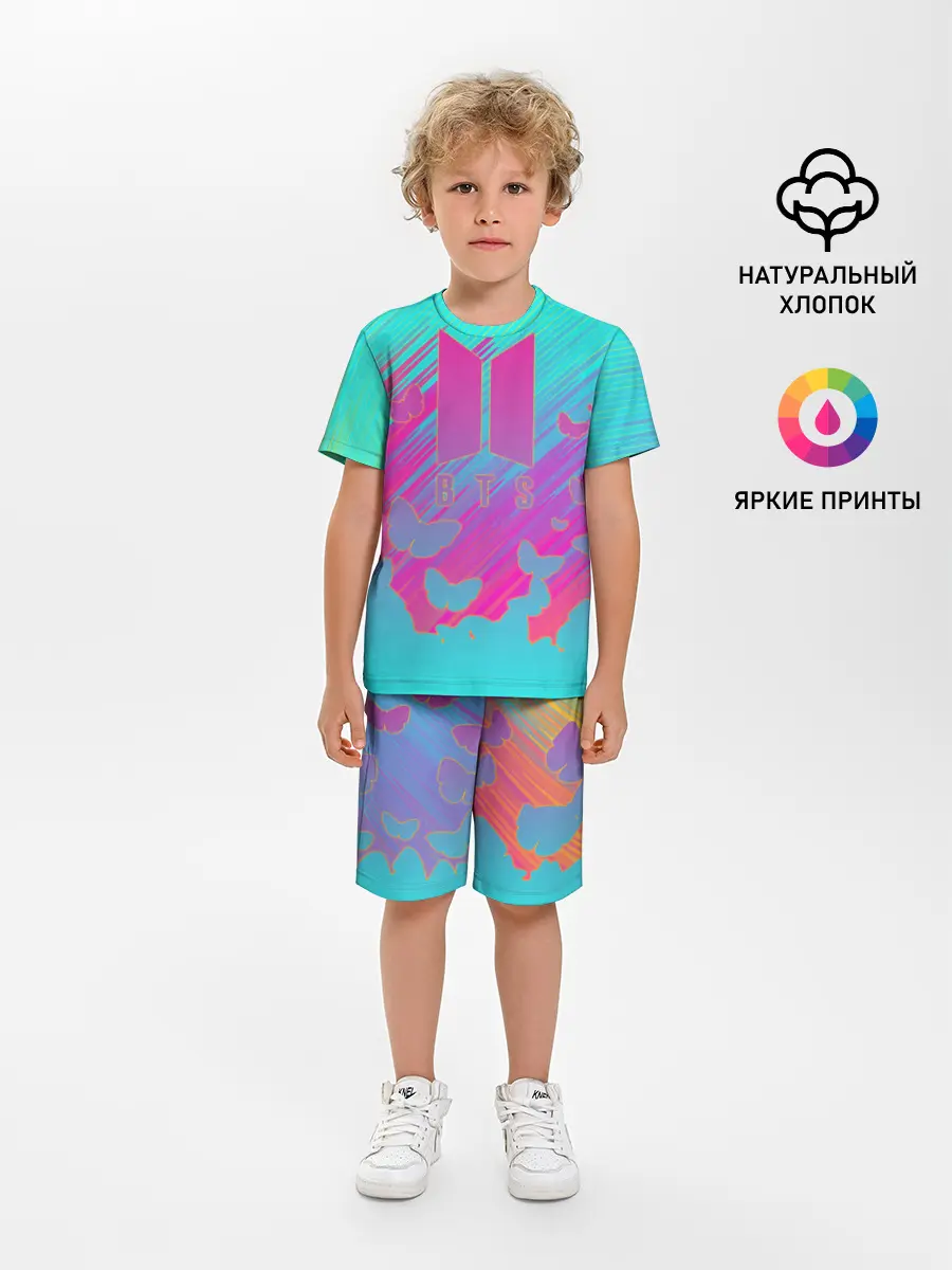 Детская пижама с шортами / BTS