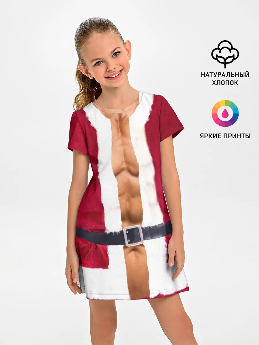 Детское платье / Костюм Деда Мороза