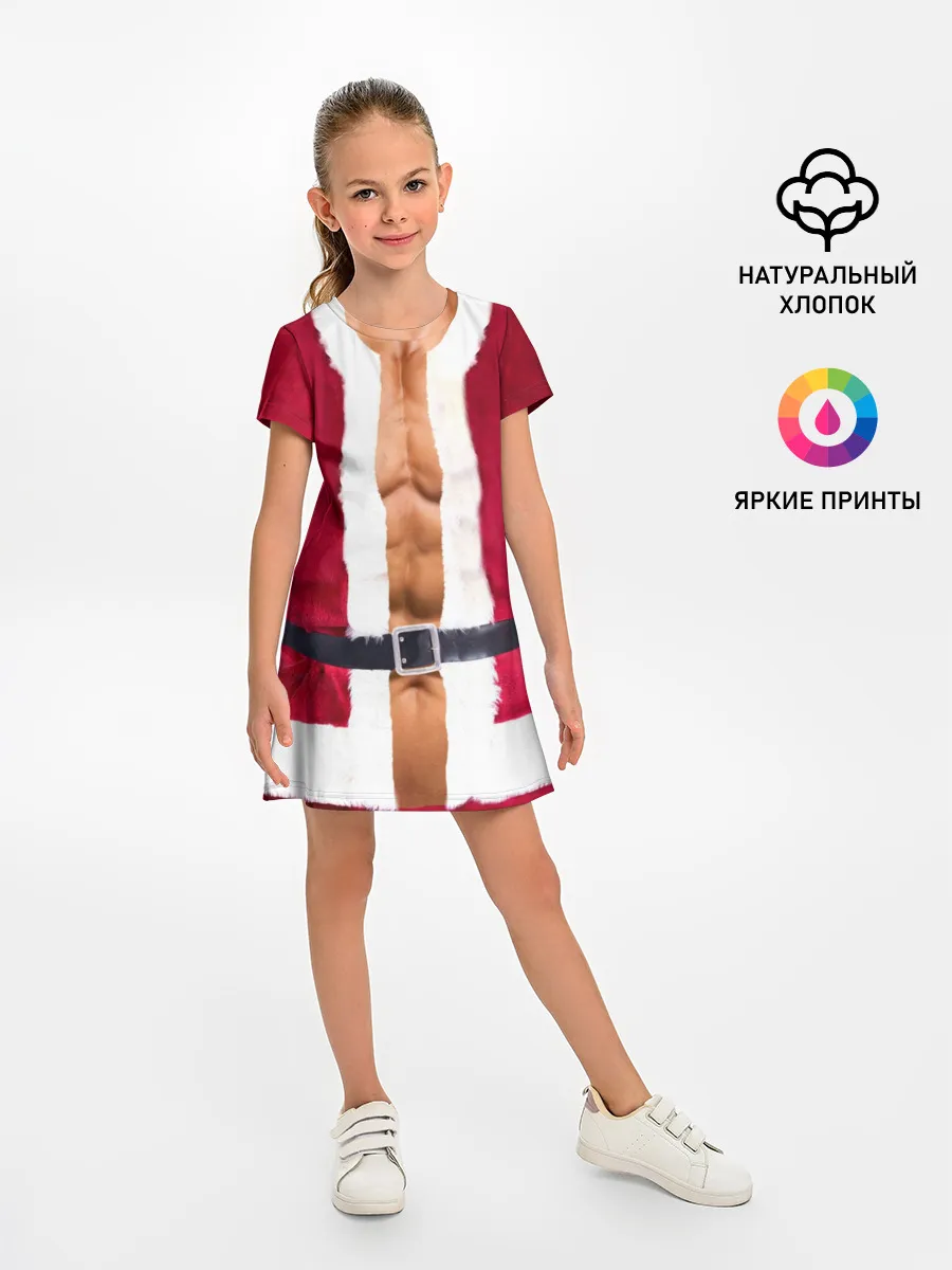 Детское платье / Костюм Деда Мороза