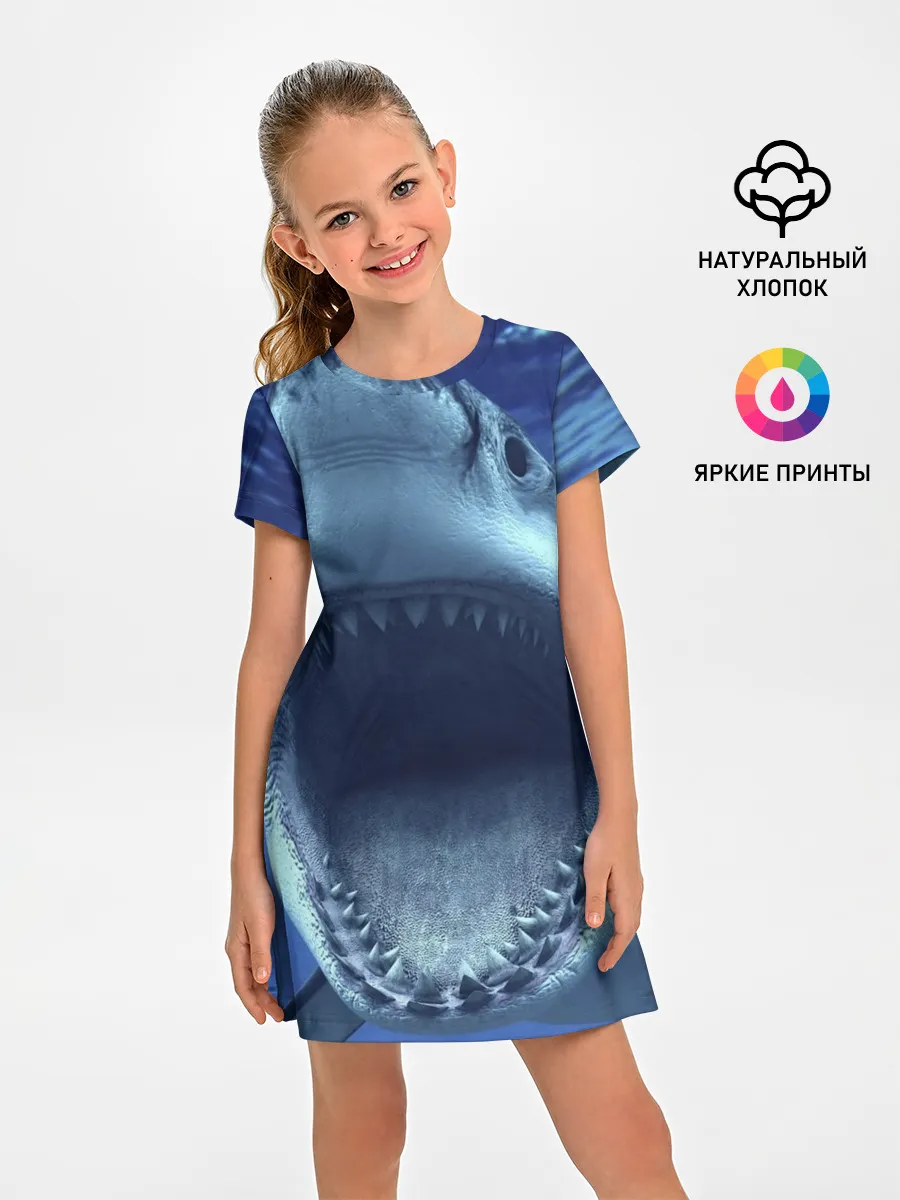 Детское платье / Белая акула