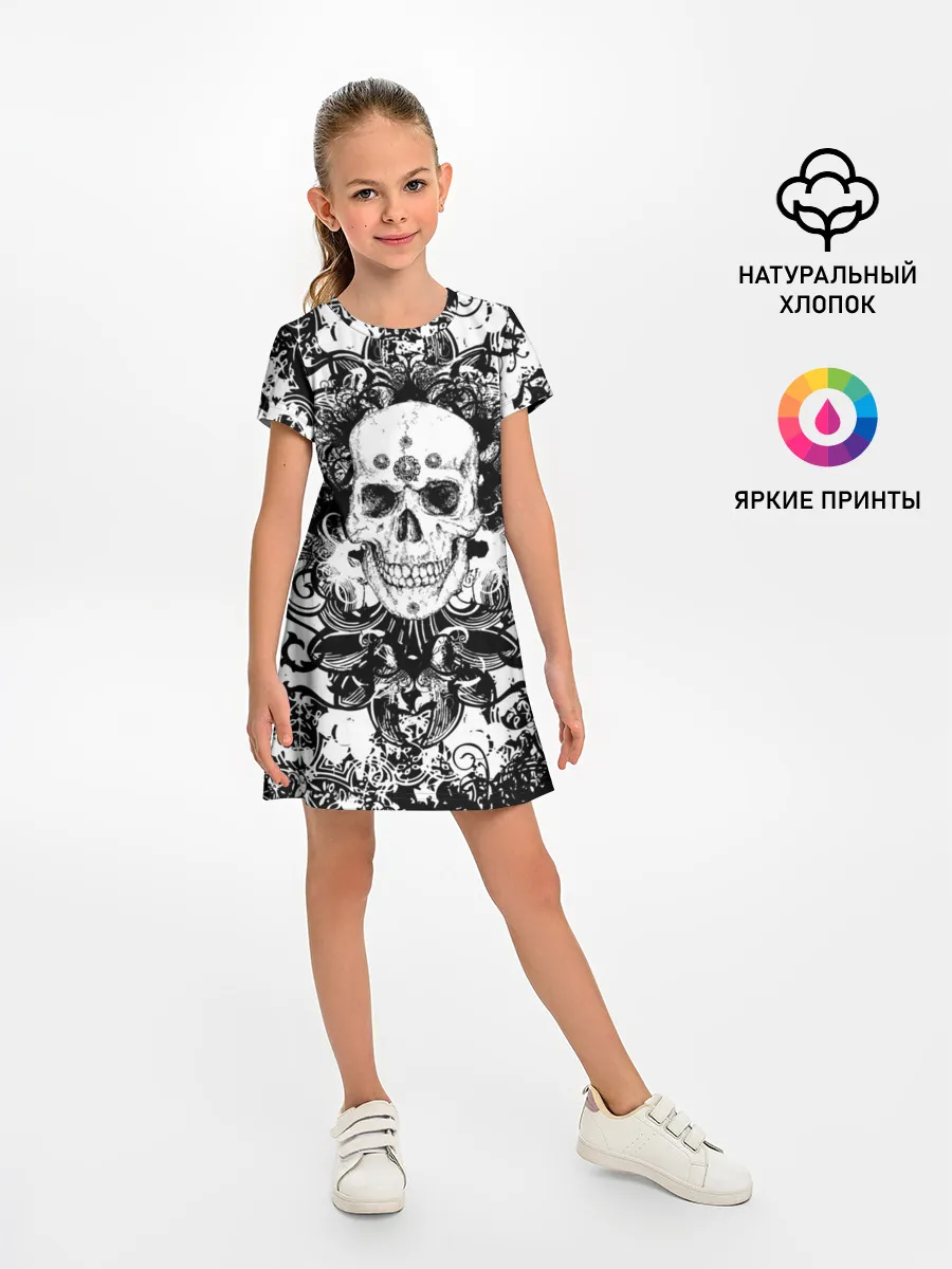 Детское платье / Grunge Skull