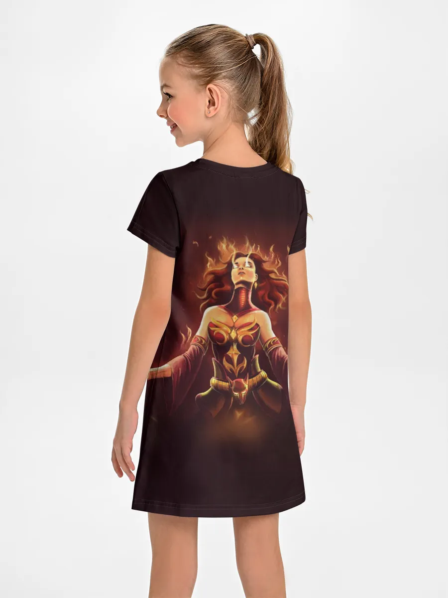 Детское платье / Dota 2 Lina