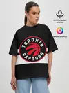 Женская футболка оверсайз / TORONTO RAPTORS