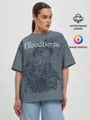 Женская футболка оверсайз / Bloodborne