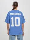 Женская футболка оверсайз / Диего Марадона Наполи Ретро