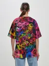 Женская футболка оверсайз / Калейдоскоп