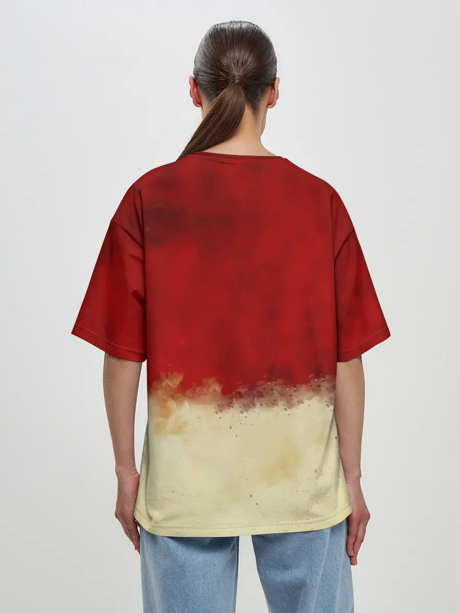 Женская футболка оверсайз / Танджиро | Клинок, рассекающий демонов