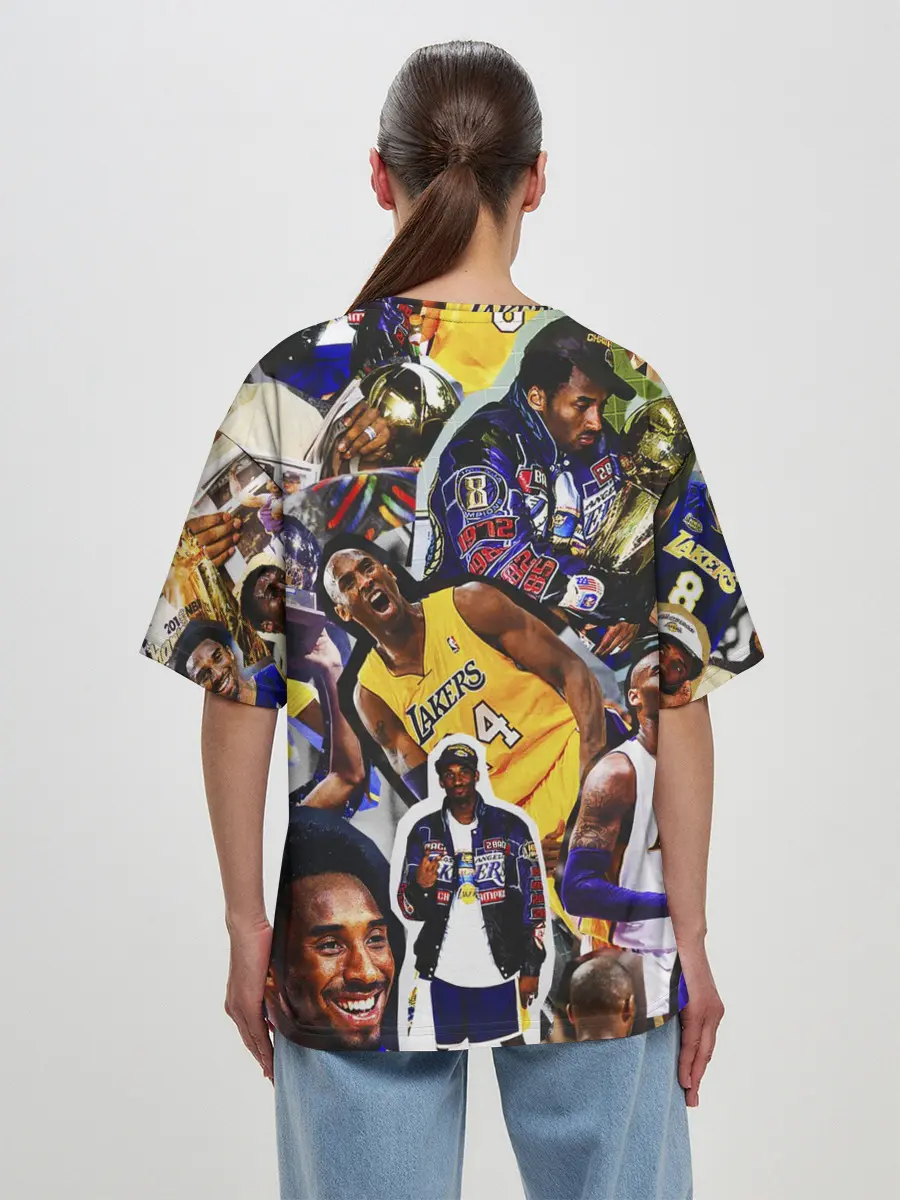 Женская футболка оверсайз / КОБИ БРАЙАНТ / KOBE BRYANT