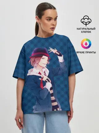 Женская футболка оверсайз / Чуя Накахара