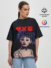 Женская футболка оверсайз / Love, Death and Robots | Lora