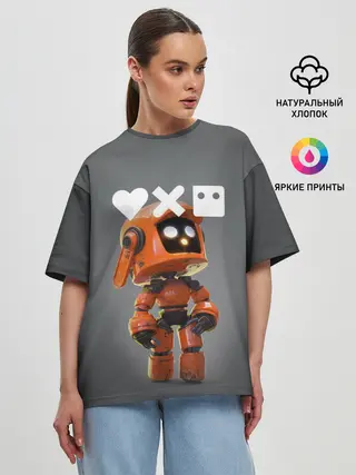 Женская футболка оверсайз / Love, Death and Robots | K-VRC
