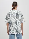 Женская футболка оверсайз / Морской узор Nautical Pattern
