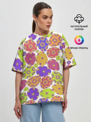 Женская футболка оверсайз / Пасха