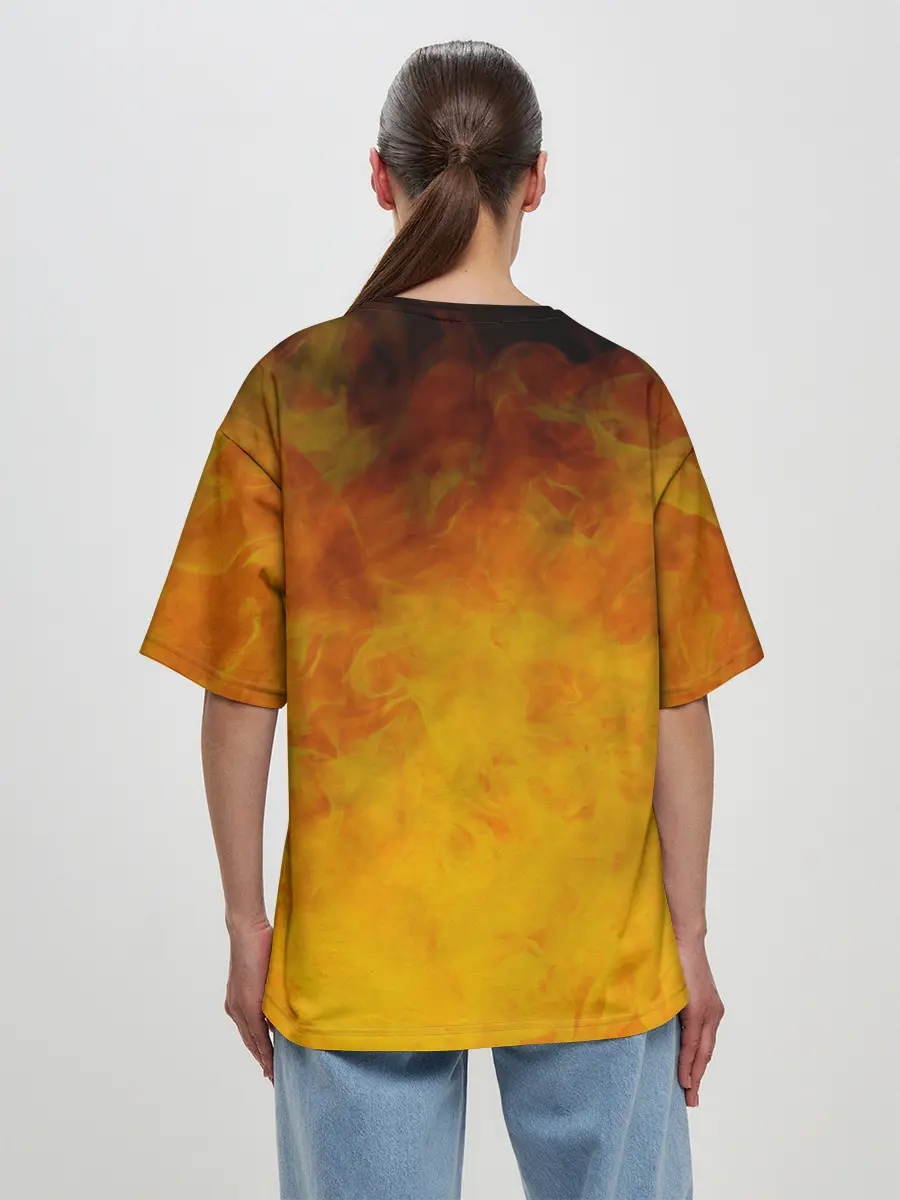 Женская футболка оверсайз / CS GO SWAT | КС ГО