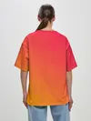 Женская футболка оверсайз / Градиент