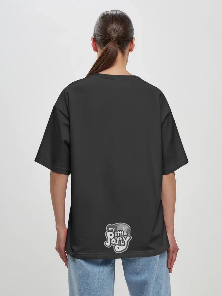 Женская футболка оверсайз / Pony x Ramones