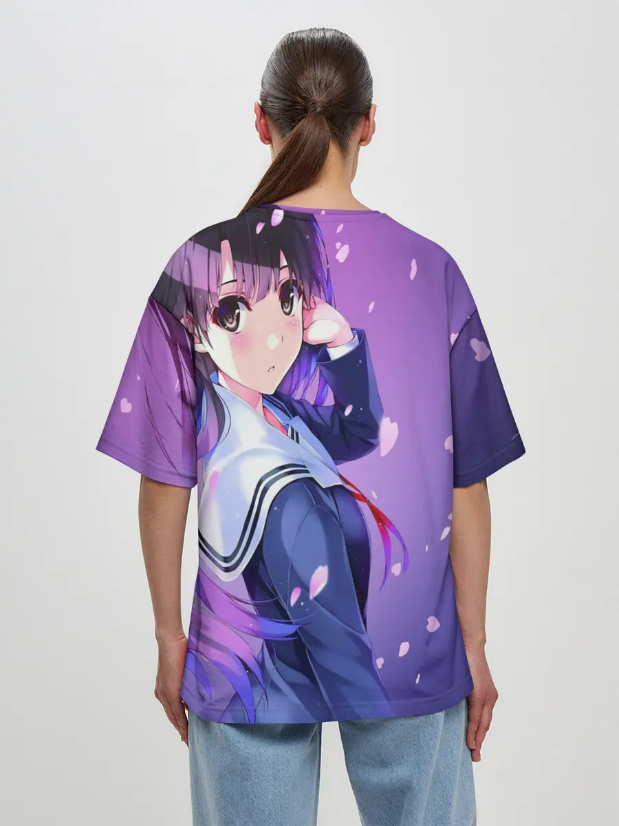 Женская футболка оверсайз / Морячка