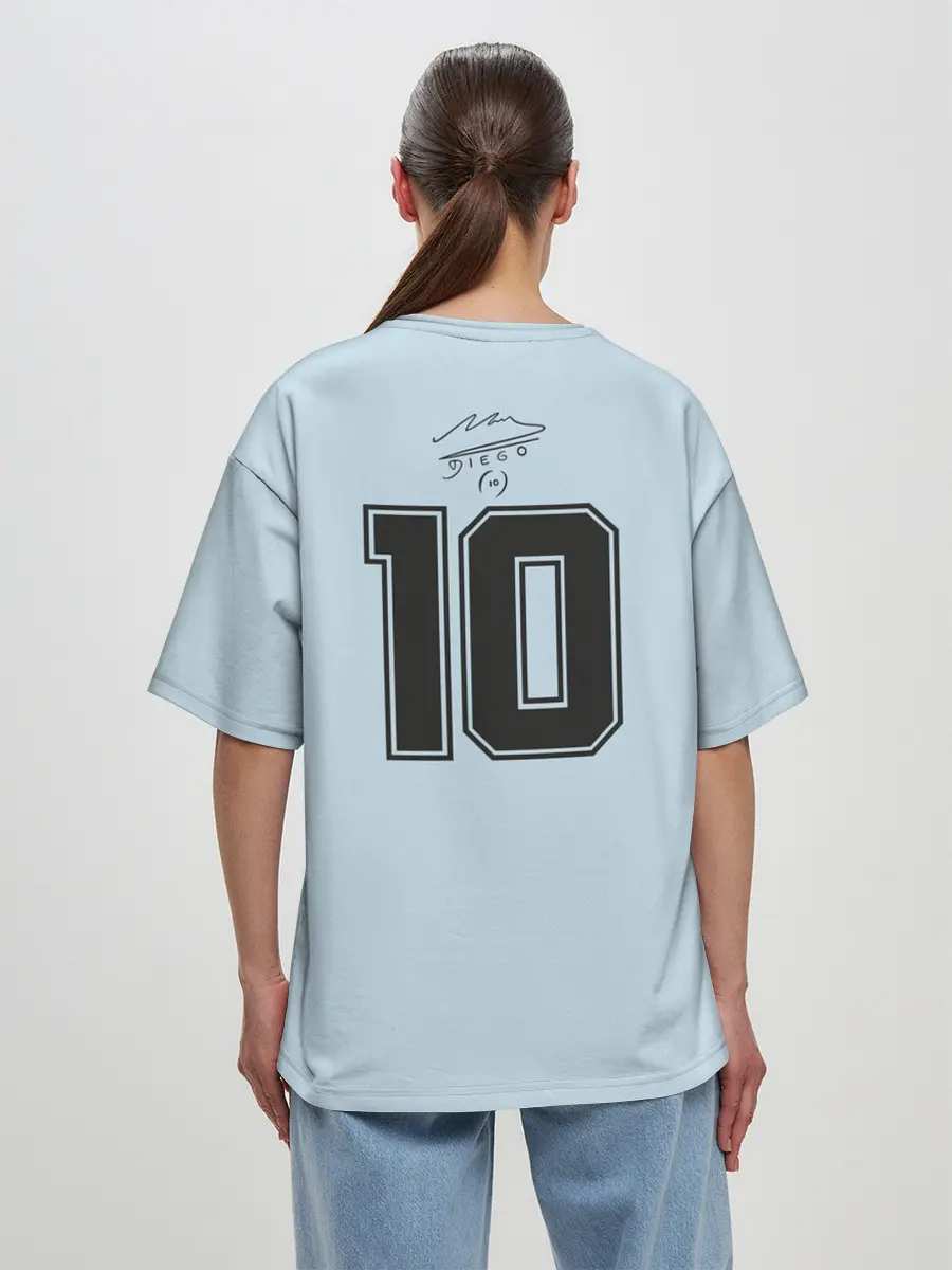 Женская футболка оверсайз / Диего Марадона