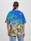 Женская футболка оверсайз / Морской мир