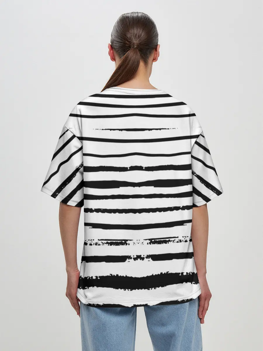 Женская футболка оверсайз / СЕВЕРНЫЙ ФЛОТ ТЕЛЬНЯШКА ВМФ