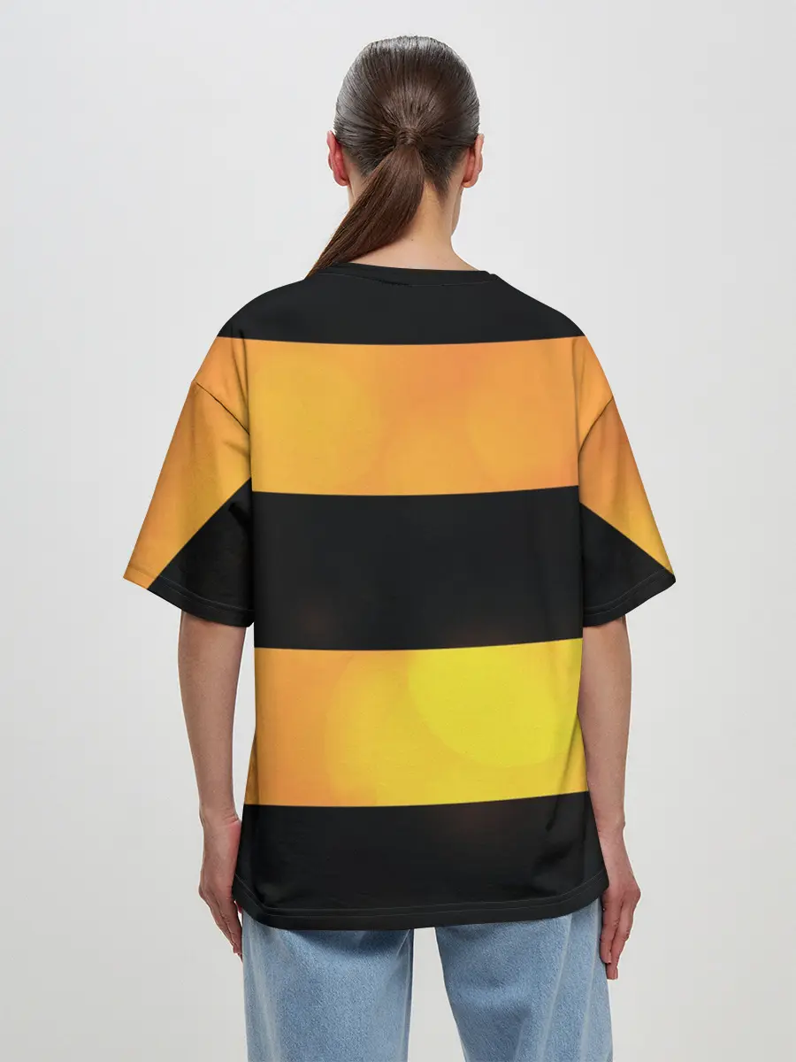 Женская футболка оверсайз / Георгиевская лента