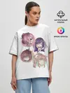 Женская футболка оверсайз / Doki Doki Literature Club