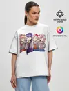 Женская футболка оверсайз / Doki Doki Literature Club