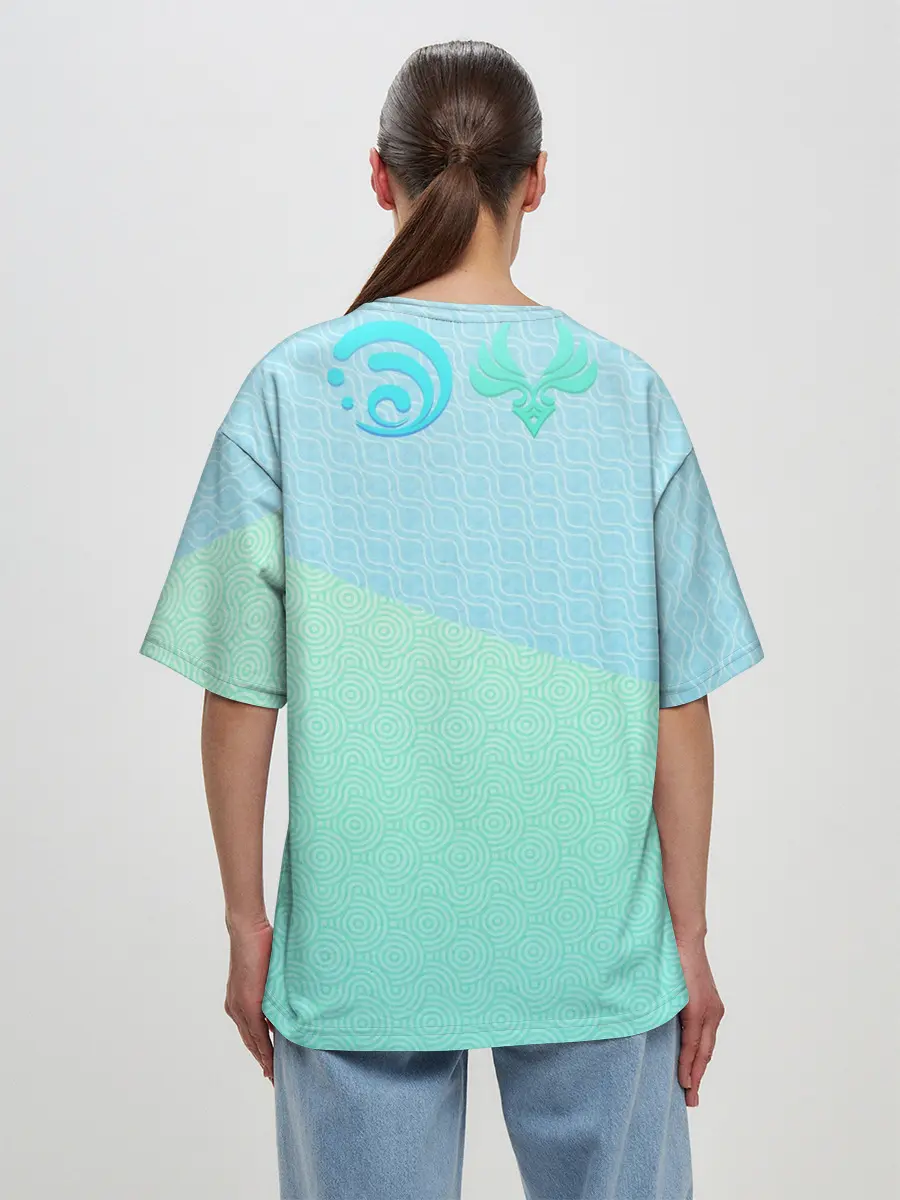 Женская футболка оверсайз / Tartaglia x Lumine