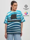 Женская футболка оверсайз / Корабль