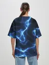 Женская футболка оверсайз / Energy Waves