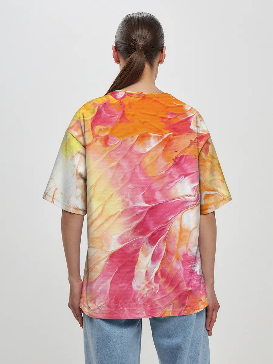 Женская футболка оверсайз / Яркая | Bright colors