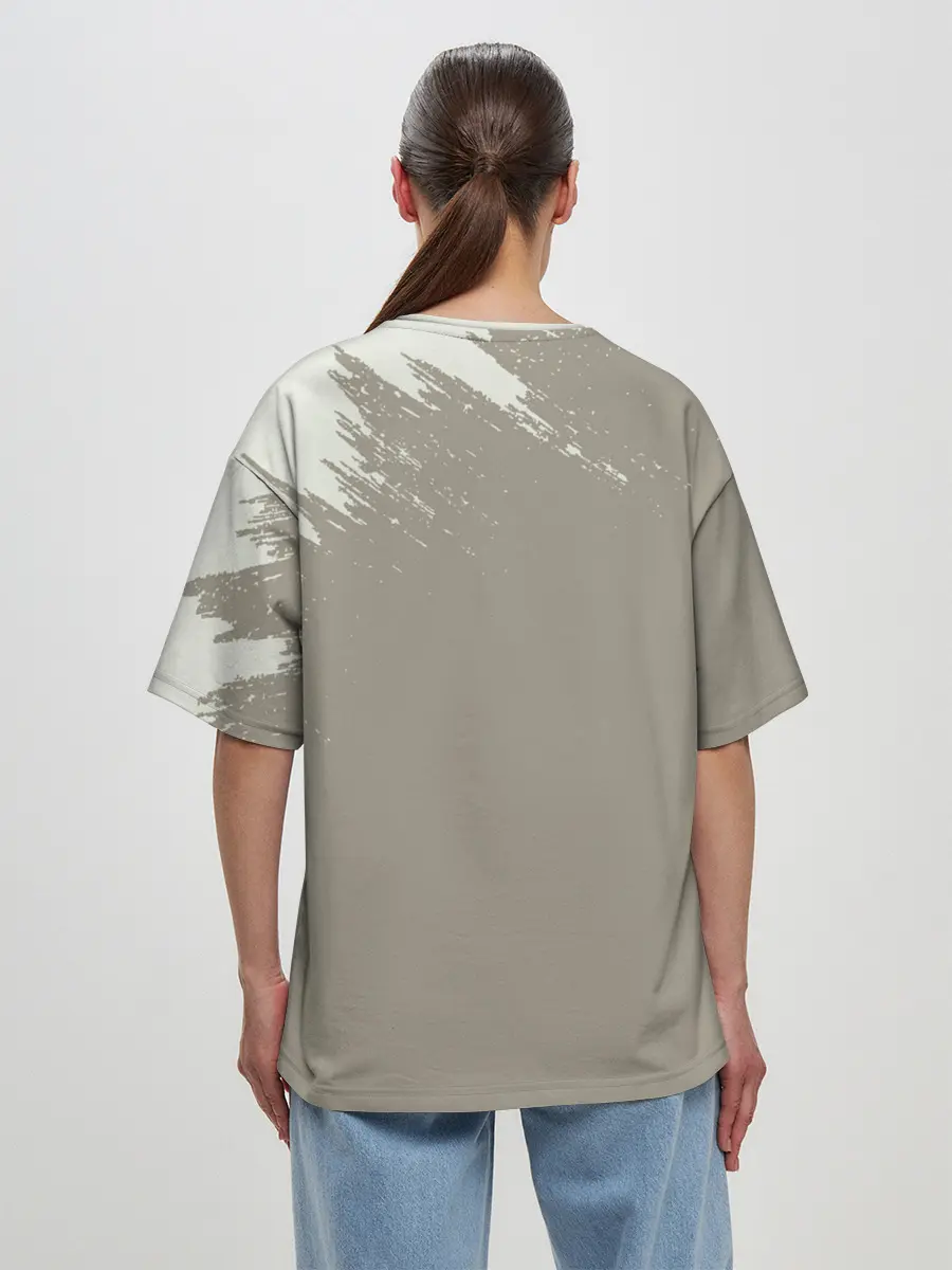 Женская футболка оверсайз / Красивая русалка | Beautiful mermaid