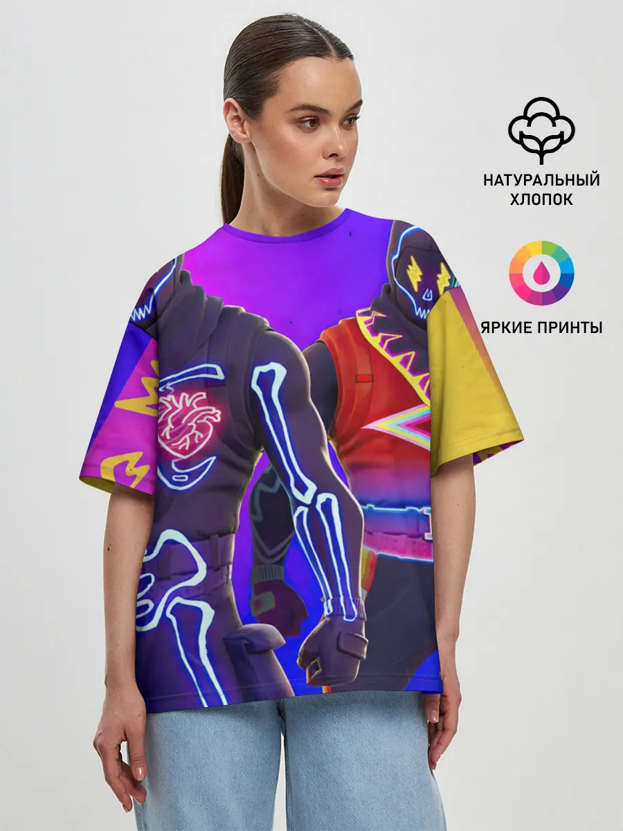 Женская футболка оверсайз / Джей Бавлин