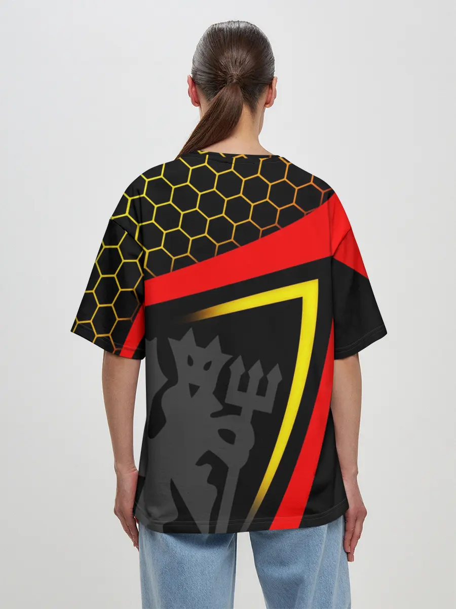 Женская футболка оверсайз / МАНЧЕСТЕР / MANCHESTER / SPORT