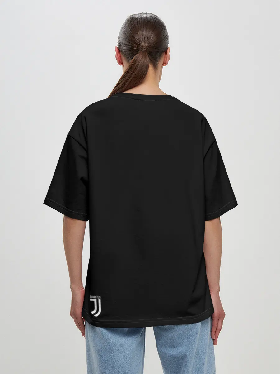 Женская футболка оверсайз / Juventus | J