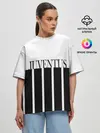 Женская футболка оверсайз / Juventus | Tee Black and White