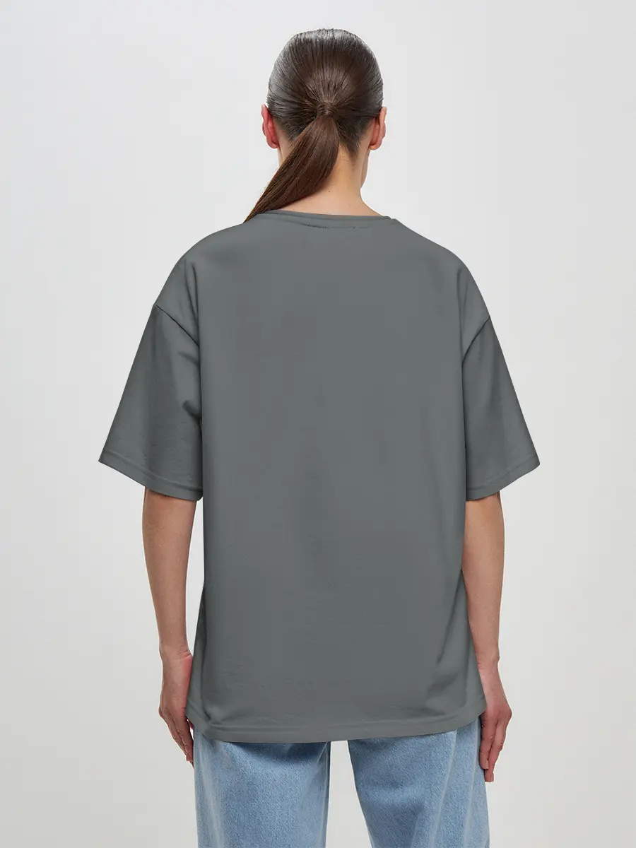 Женская футболка оверсайз / BEER MAN