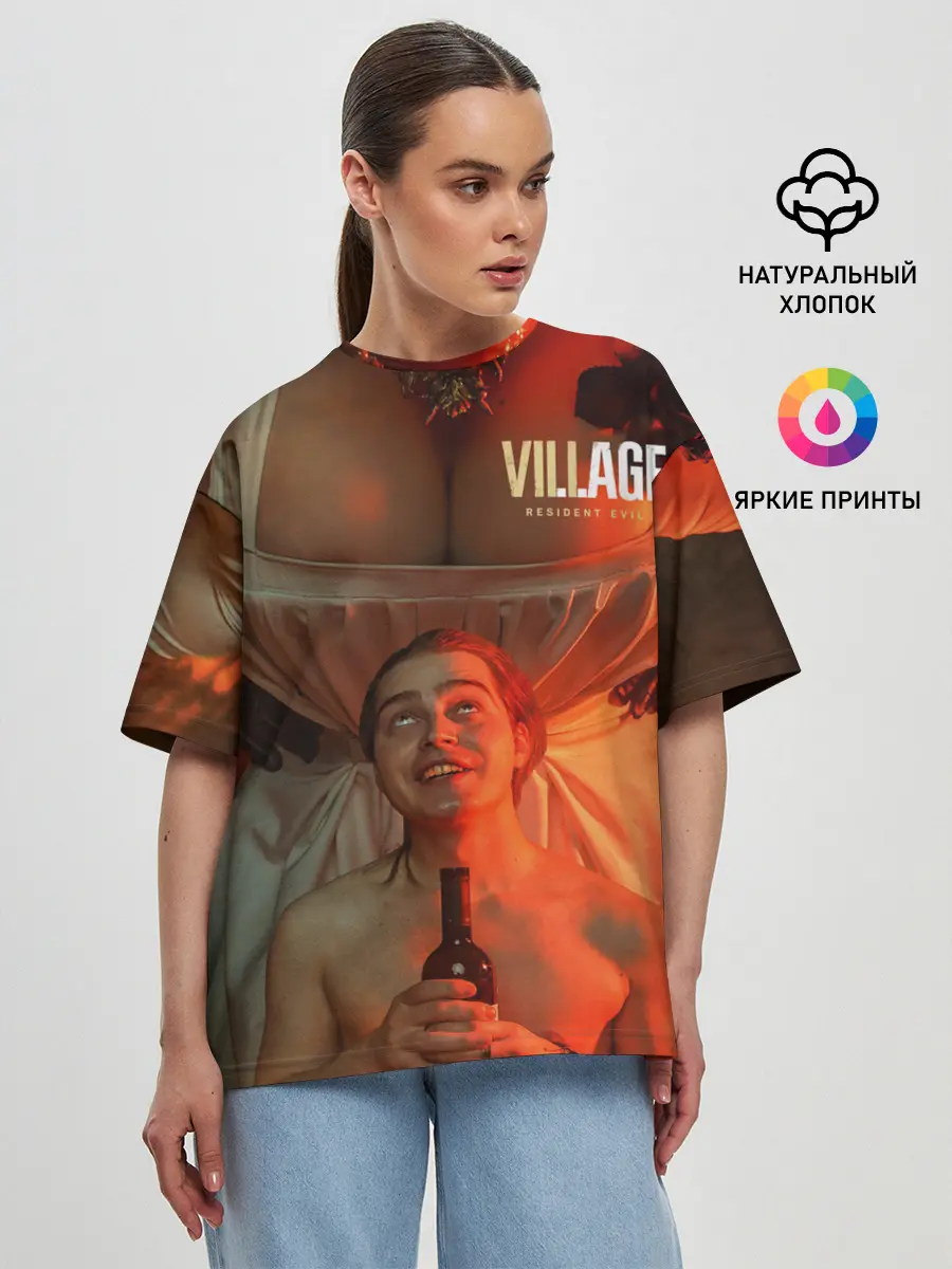 Женская футболка оверсайз / Lady Dimitrescu