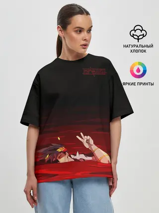 Женская футболка оверсайз / Hades