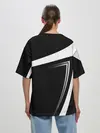 Женская футболка оверсайз / JUVENTUS / ЮВЕНТУС / ПОЛОСЫ