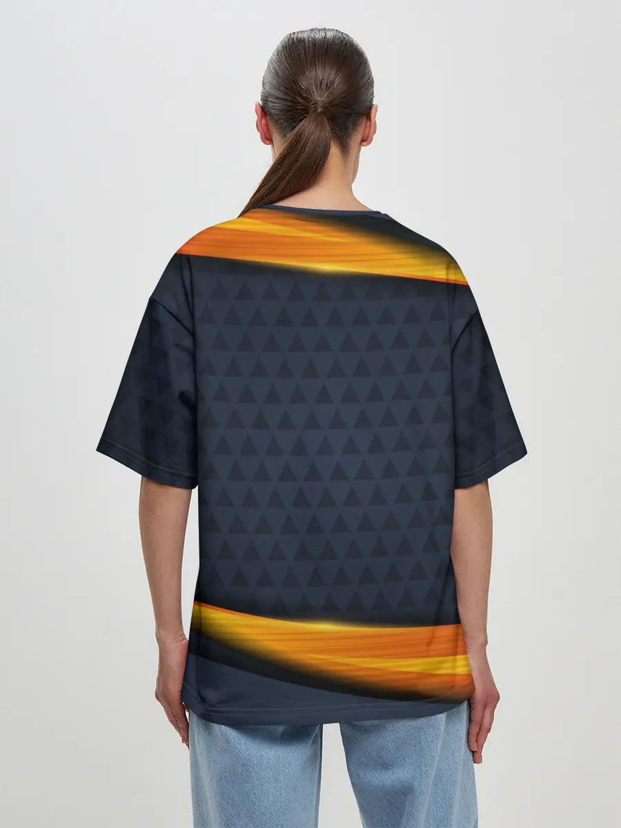 Женская футболка оверсайз / Sport Dark style