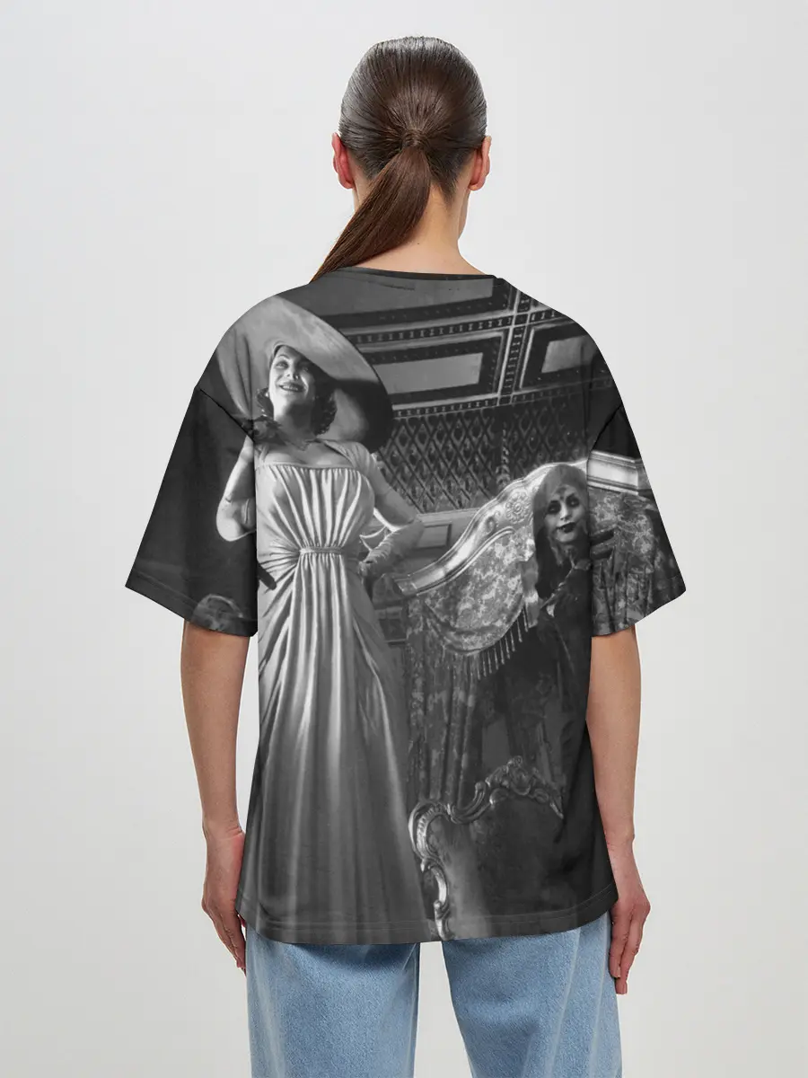 Женская футболка оверсайз / Lady Alcina Dimitrescu