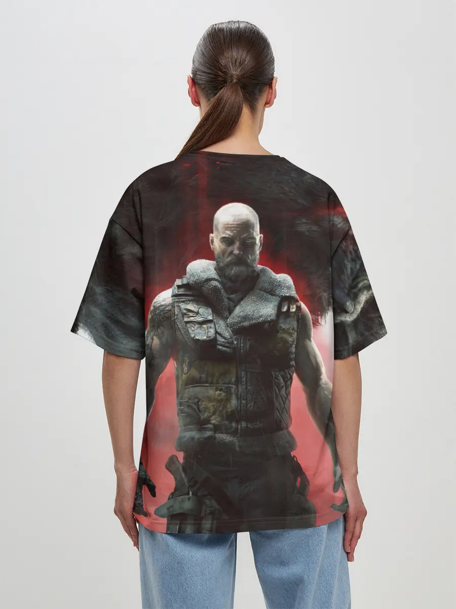 Женская футболка оверсайз / Werewolf: The Apocalypse