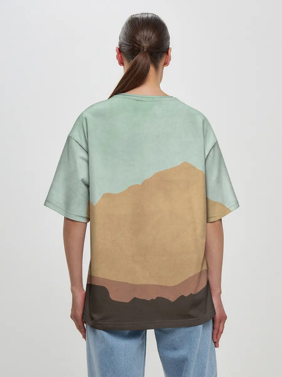 Женская футболка оверсайз / Rust