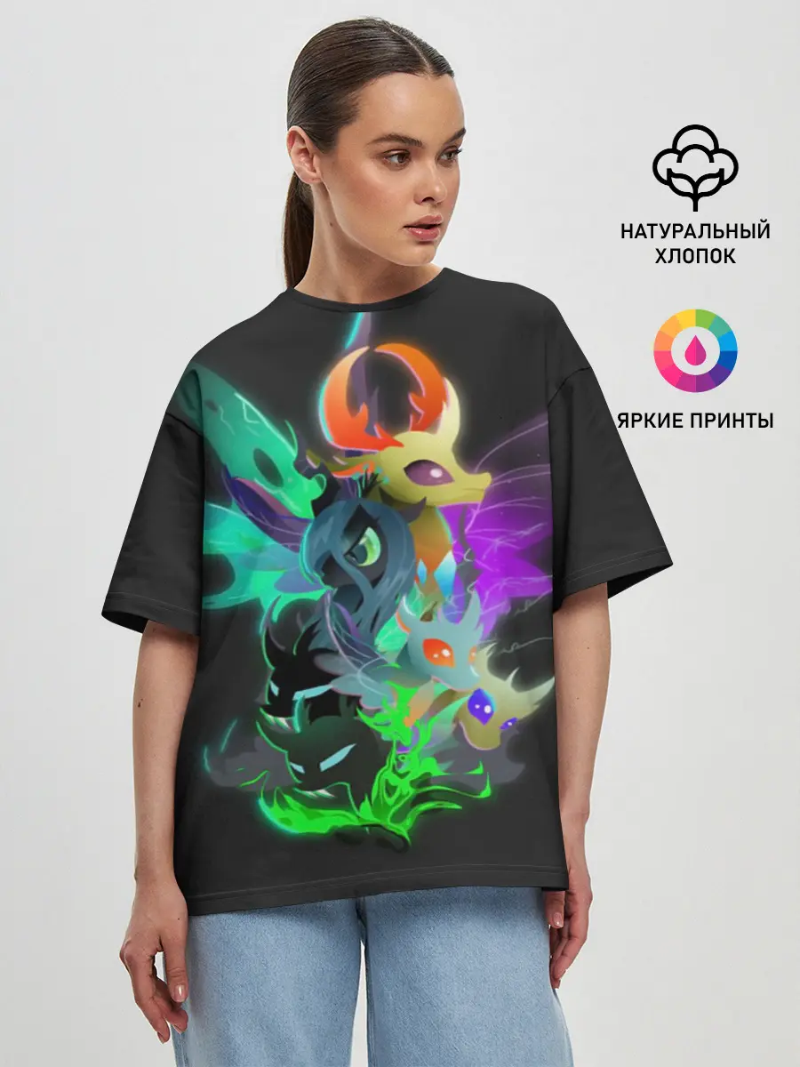 Женская футболка оверсайз / My little pony