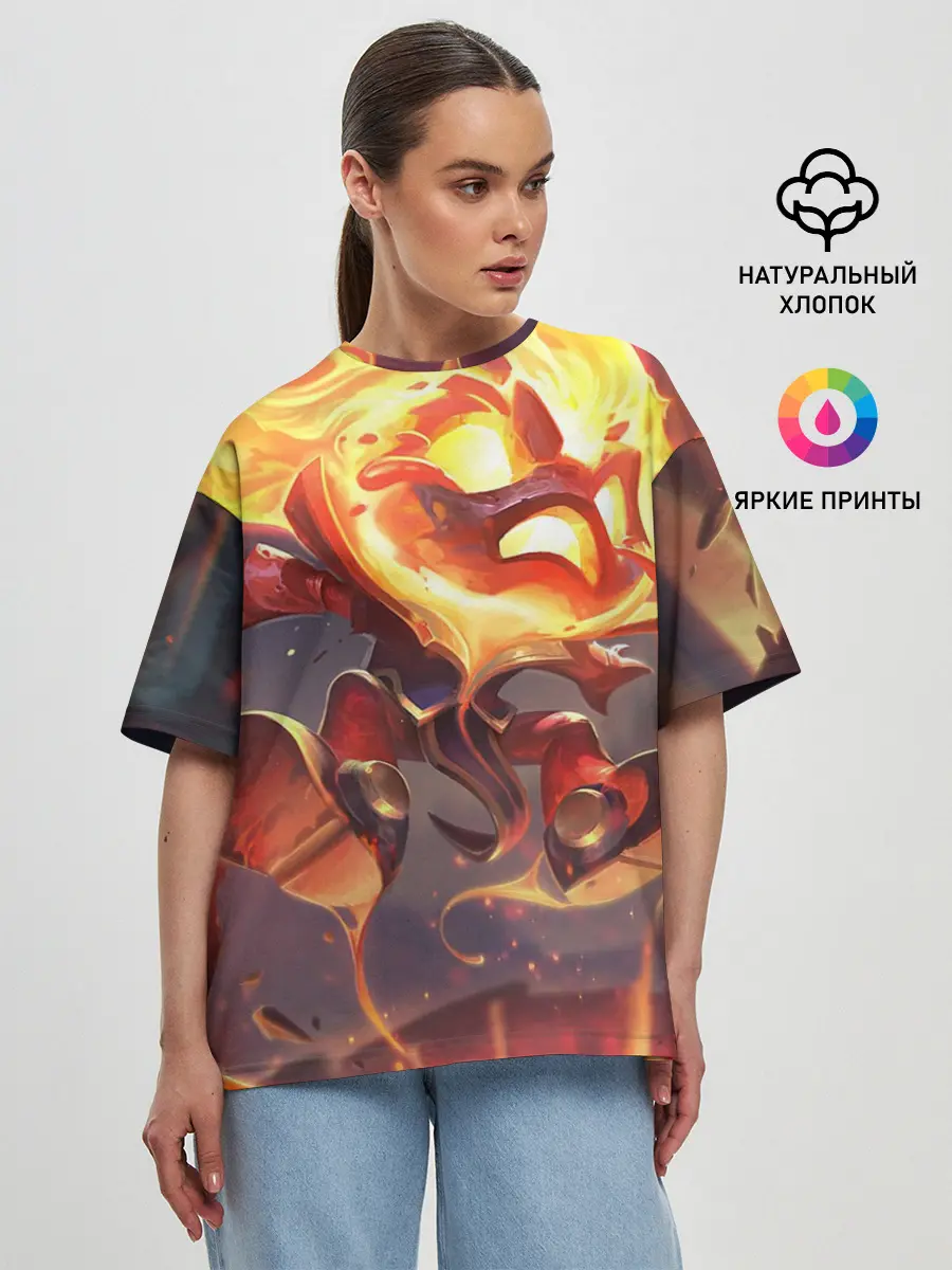 Женская футболка оверсайз / League Of Legends