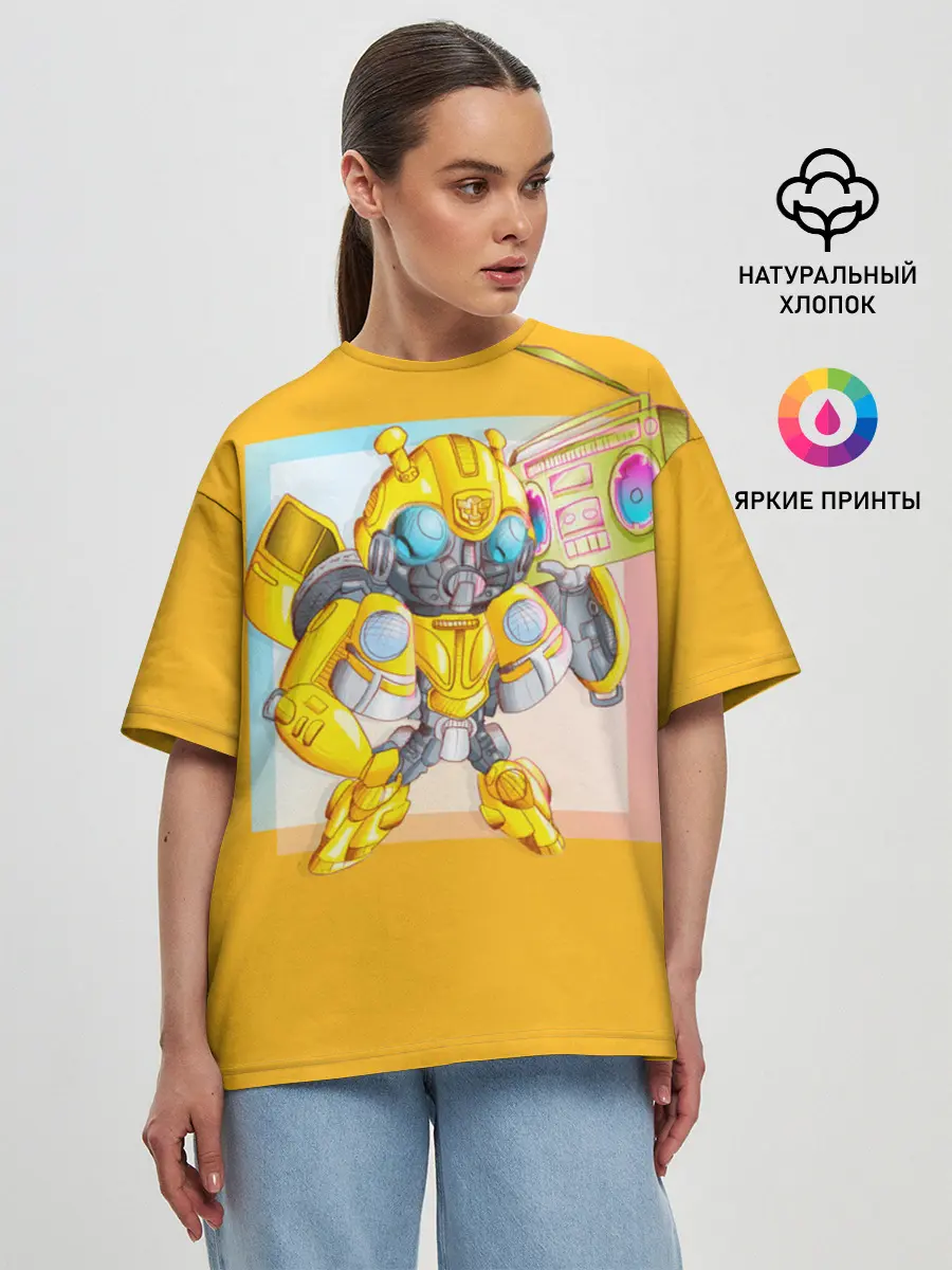 Женская футболка оверсайз / Transformers