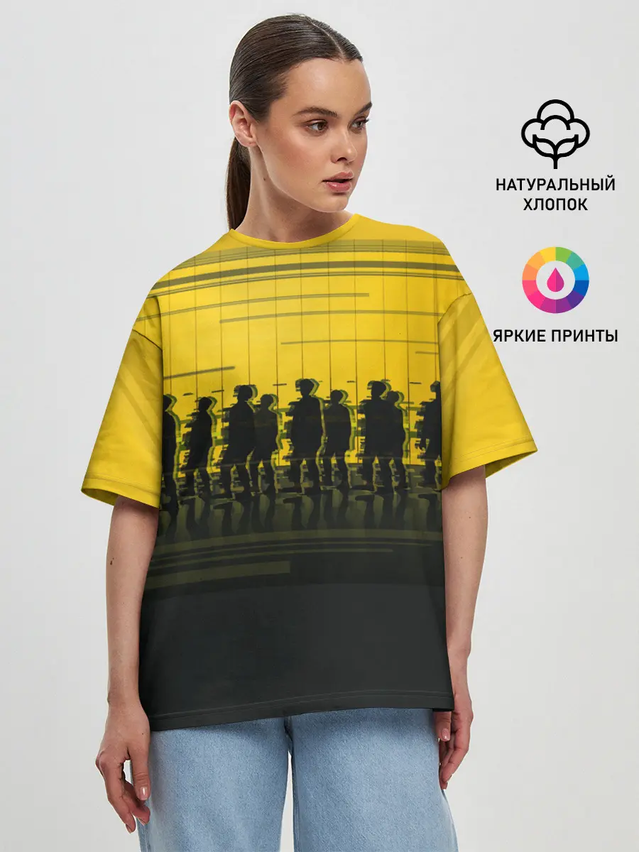 Женская футболка оверсайз / StrayKids: side effects