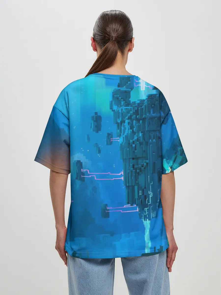 Женская футболка оверсайз / Майнкрафт